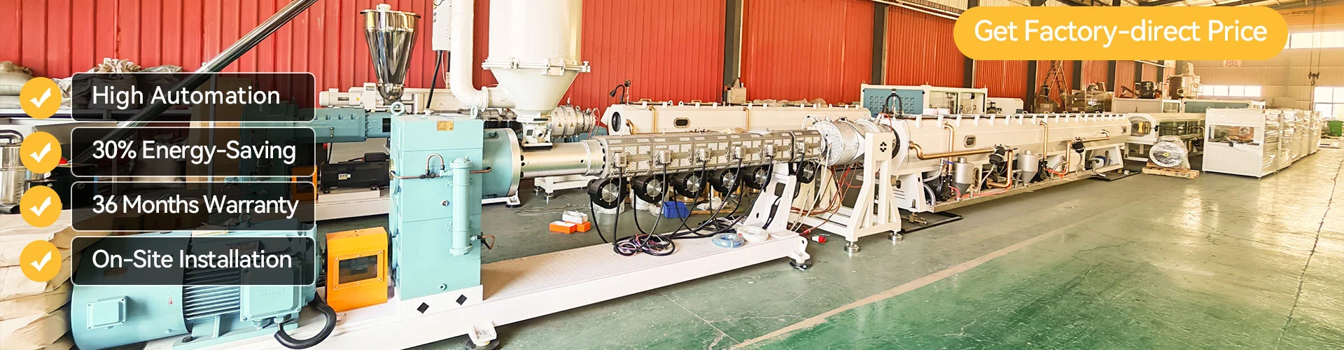 Linia do produkcji rur PE