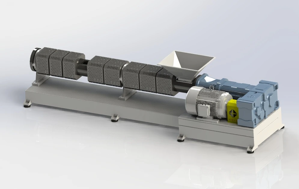 Zamówienie wytłaczarki dwuślimakowej do recyklingu tworzyw sztucznych dla klienta z Afryki